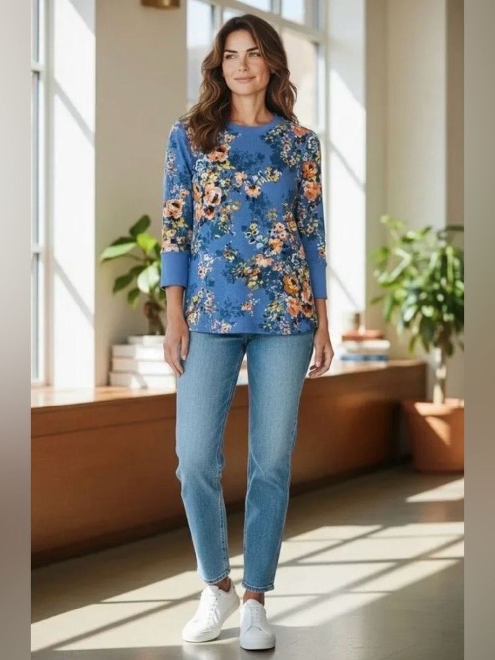 Sundance thermal floral top